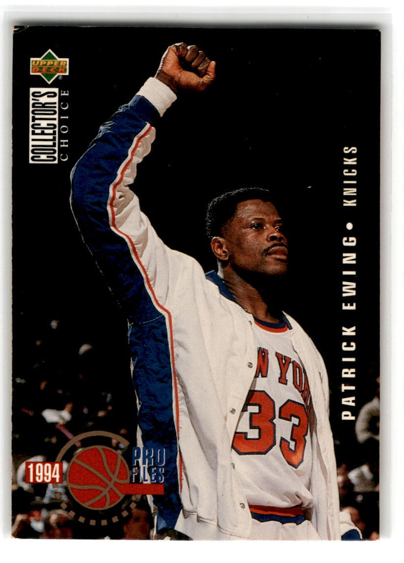 1994 Collector's Choice Patrick Ewing Card 201 Default Title