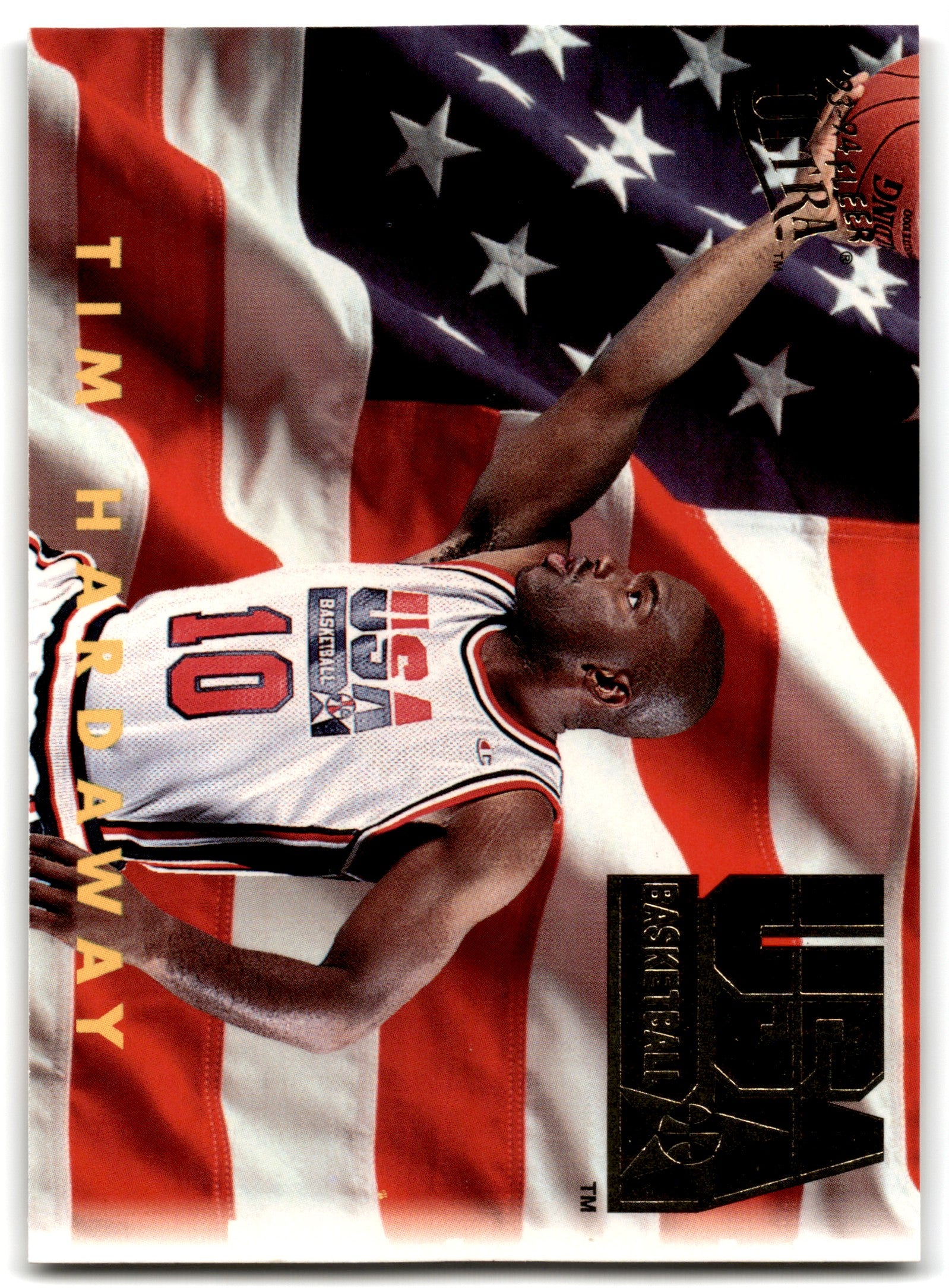 1994 Fleer Ultra Tim Hardaway Golden State Warriors Card#72