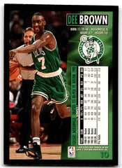 1994 Fleer Dee Brown Boston Celtics Card 10