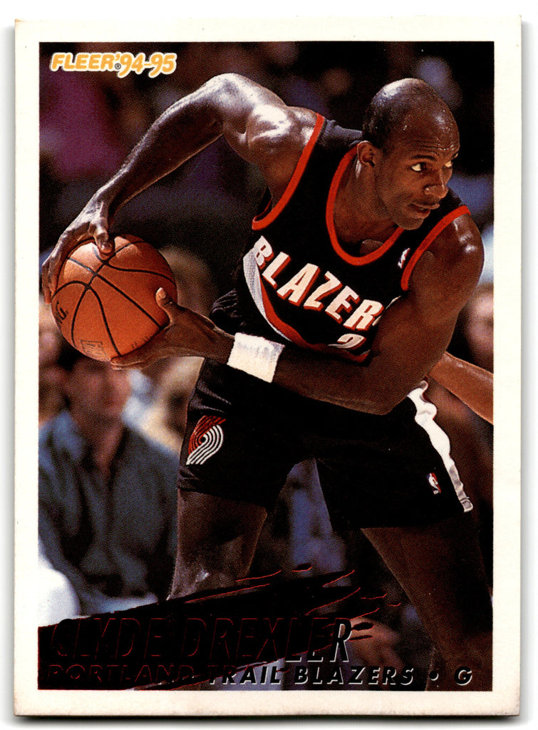 1994 Fleer Clyde Drexler Portland Trail Blazers Card 183