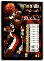 1994 Fleer Clyde Drexler Portland Trail Blazers Card 183