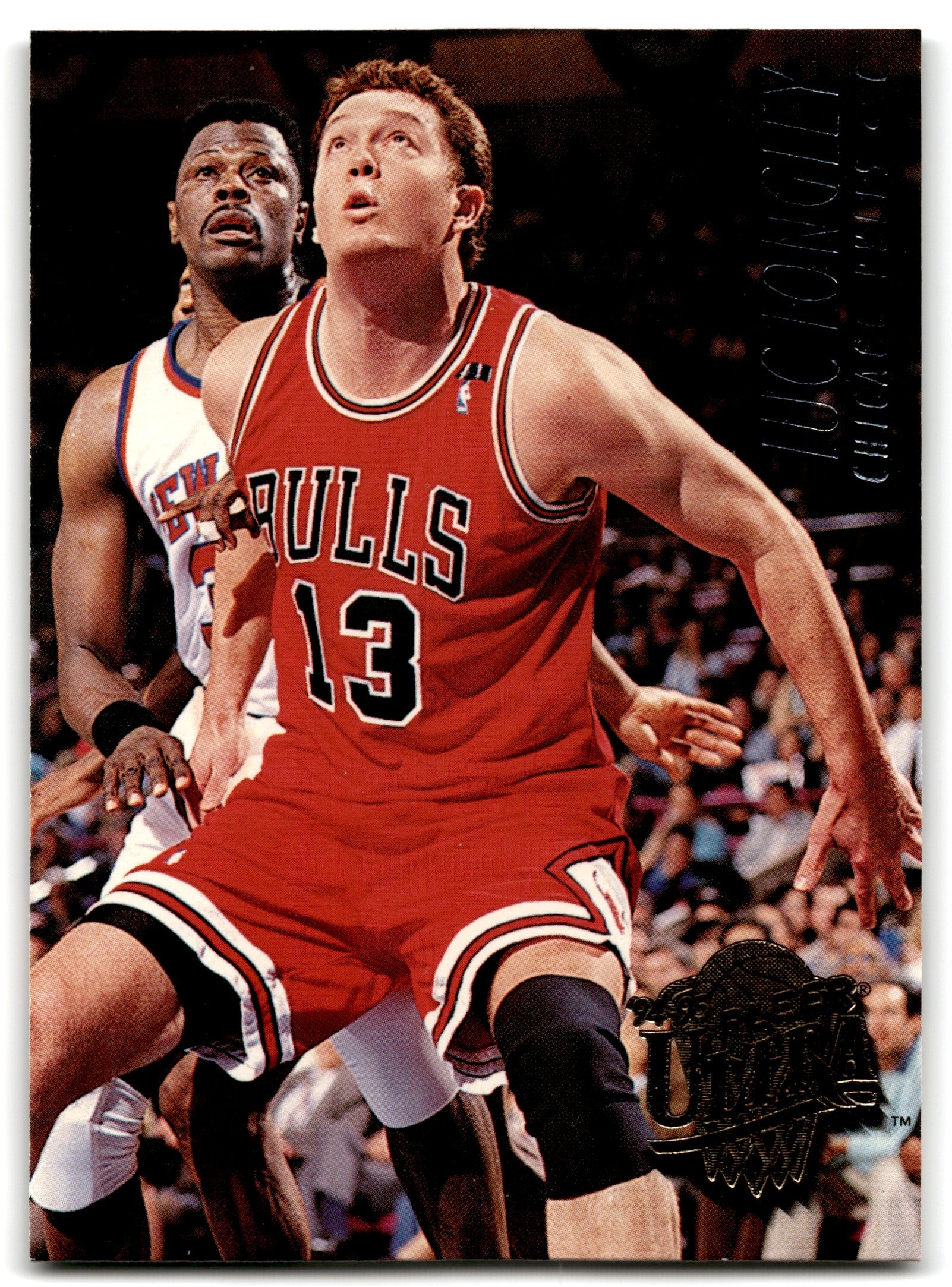 1994 Fleer Luc Longley Chicago Bulls 28