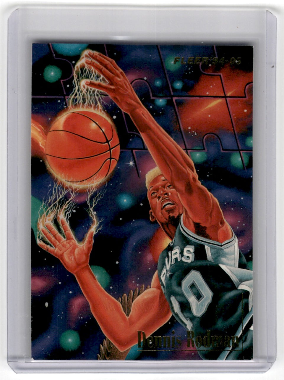 1994 Fleer Dennis Rodman Card 9