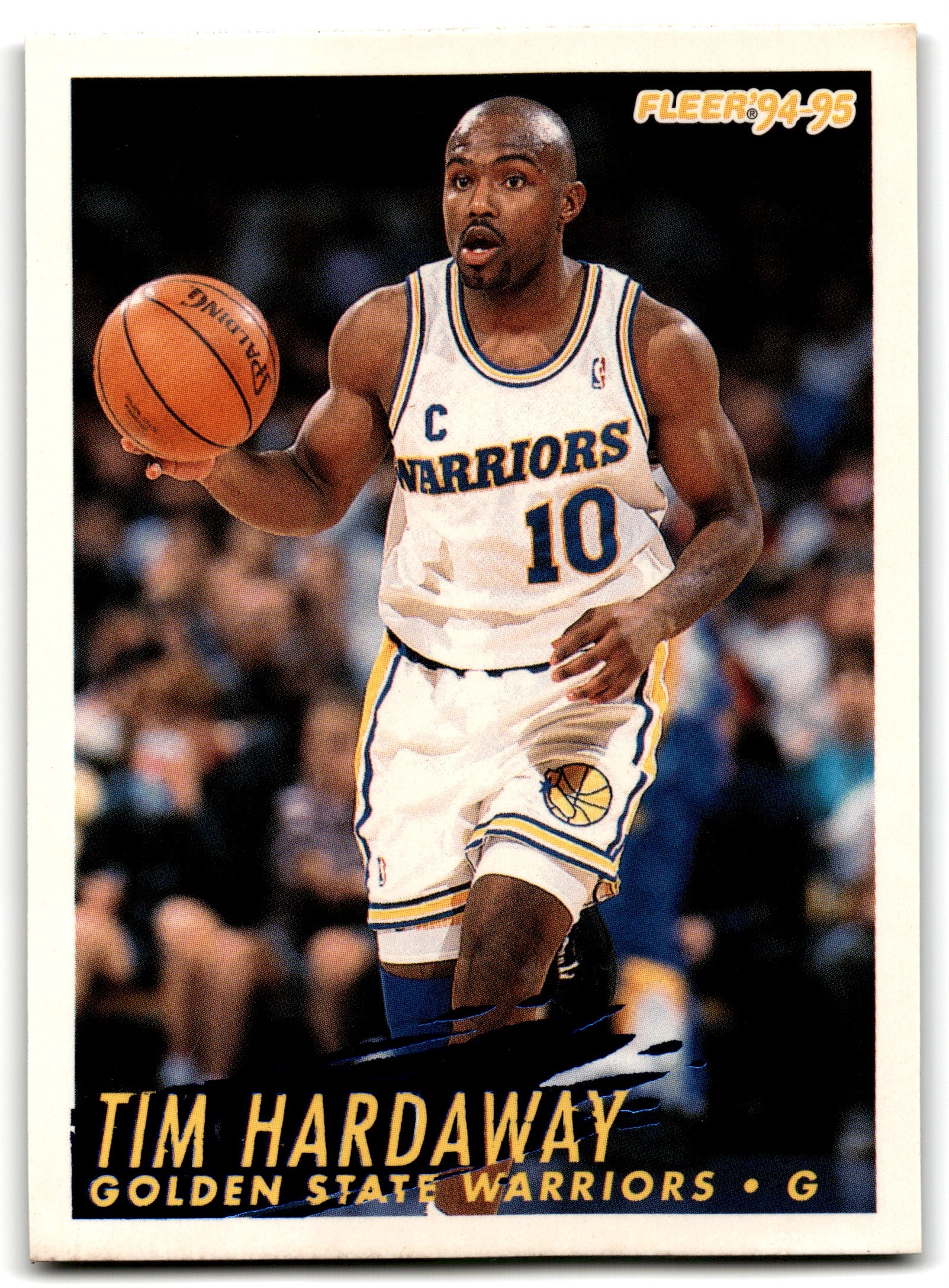 1994 Fleer Tim Hardaway Golden State Warriors Card 72