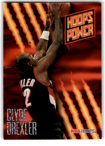 1994 Hoops Power Ratings Clyde Drexler Card PR-43 Default Title