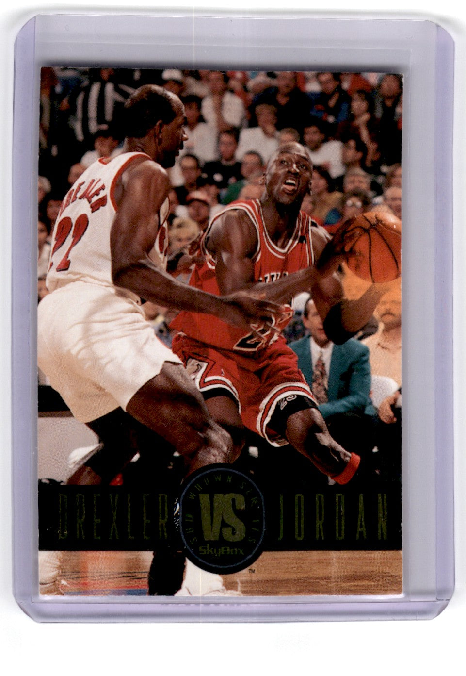 1994 Skybox Showdown Series Michael Jordan & Drexler Card SS11