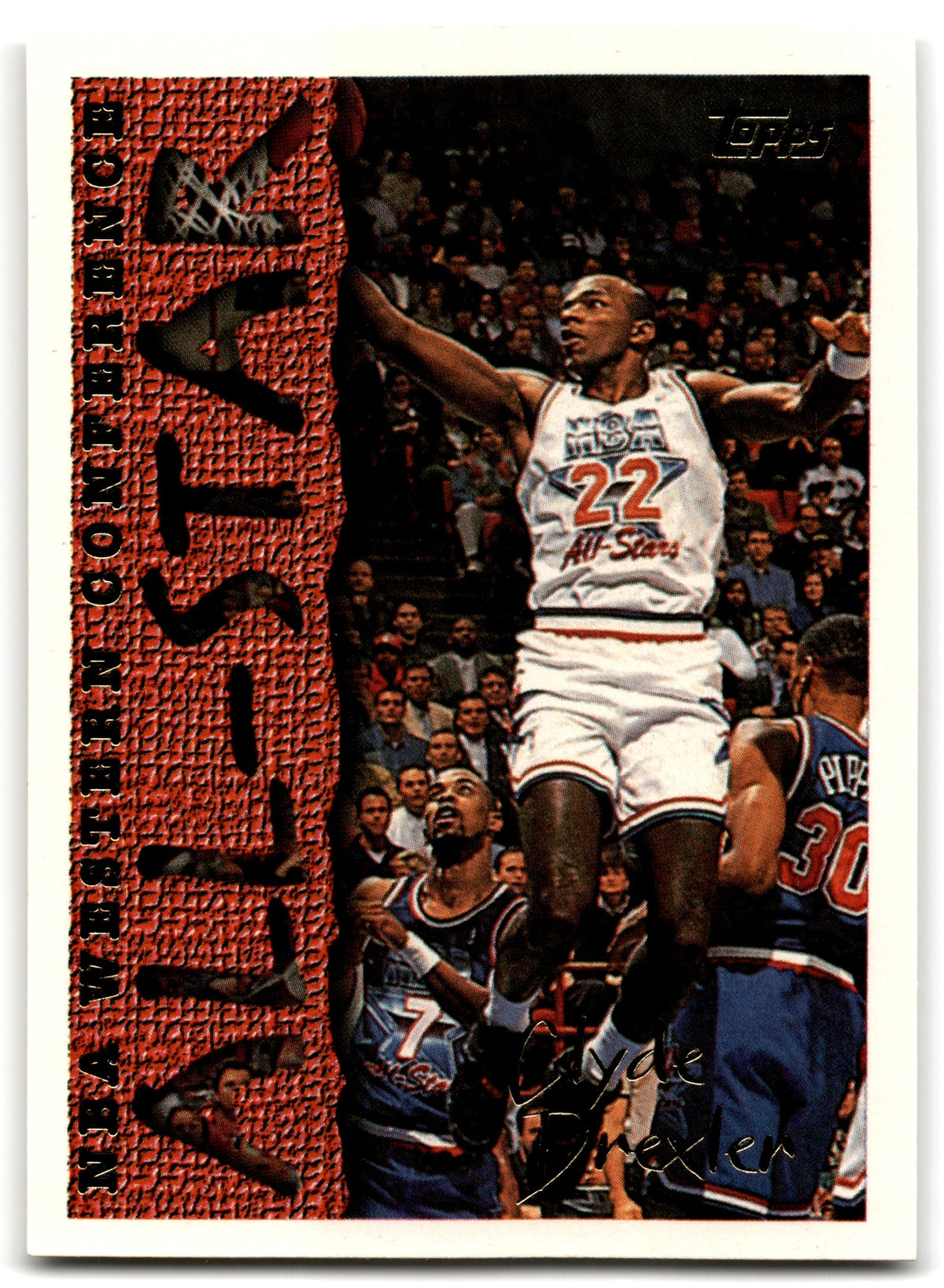 1994 Topps Clyde Drexler Portland Trail Blazers Card 184