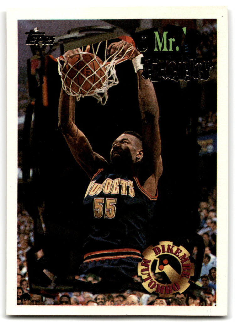 1994 Topps Dikembe Mutombo Denver Nuggets Card 50