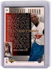 1994 Upper Deck Decade of Dominance Michael Jordan Card 44