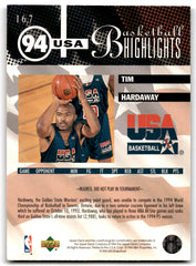1994 Upper Deck Tim Hardaway USA Card 167