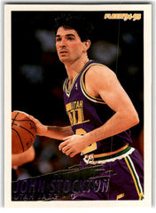 1995 Fleer Double John Stockton Card 12 Default Title