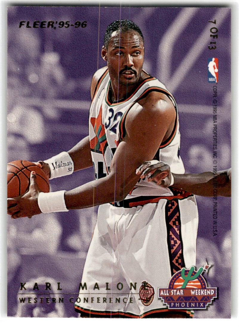1995 Fleer European Tyrone Hill/Karl Malone Card 231 Default Title