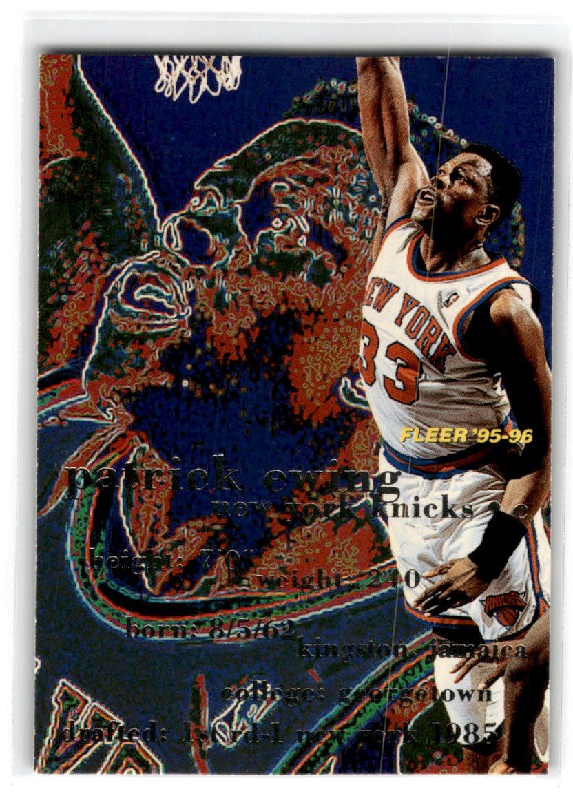 1995 Fleer European New York Knicks Card 255 Default Title