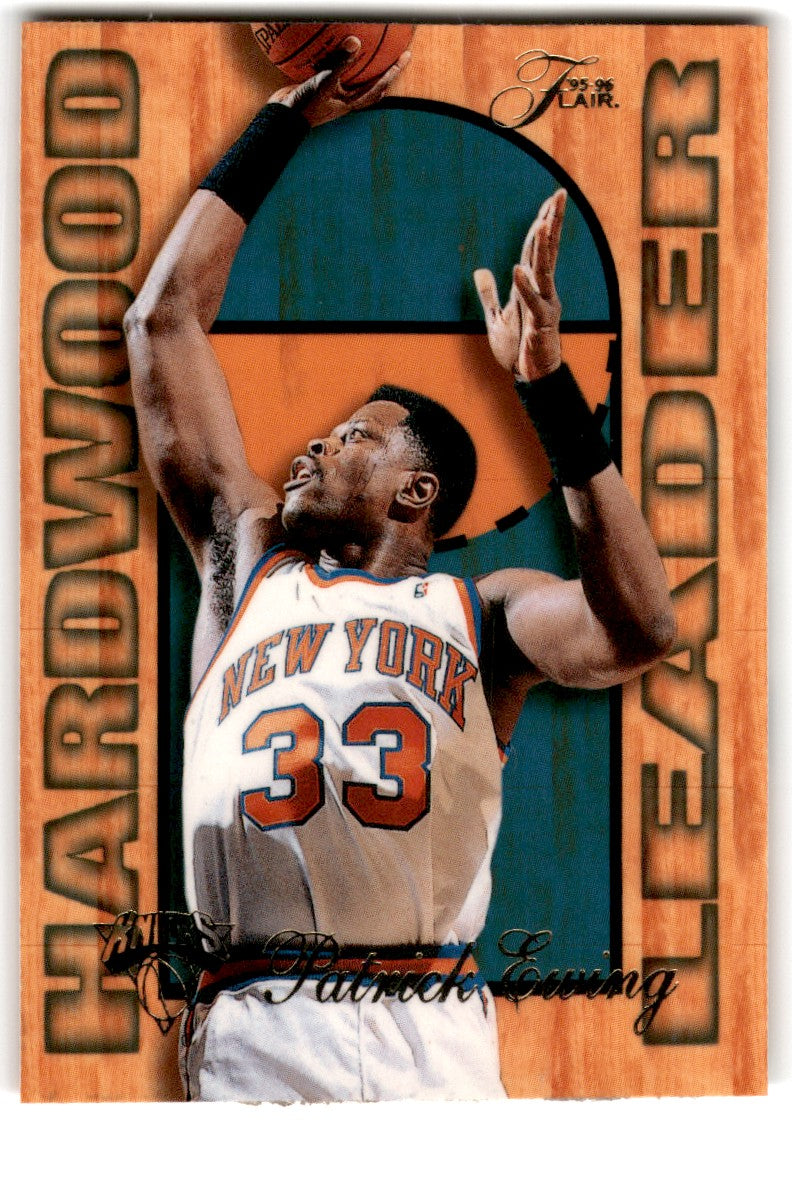 1995 Fleer Flair Hardwood Leader Patrick Ewing Card 18 Default Title