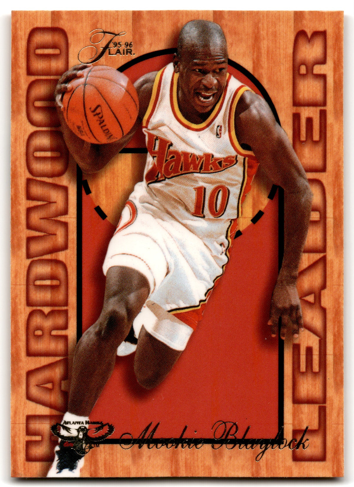 1995 Fleer Flair Hardwood Leader Mookie Blaylock Atlanta Hawks 1
