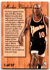 1995 Fleer Flair Hardwood Leader Mookie Blaylock Atlanta Hawks 1