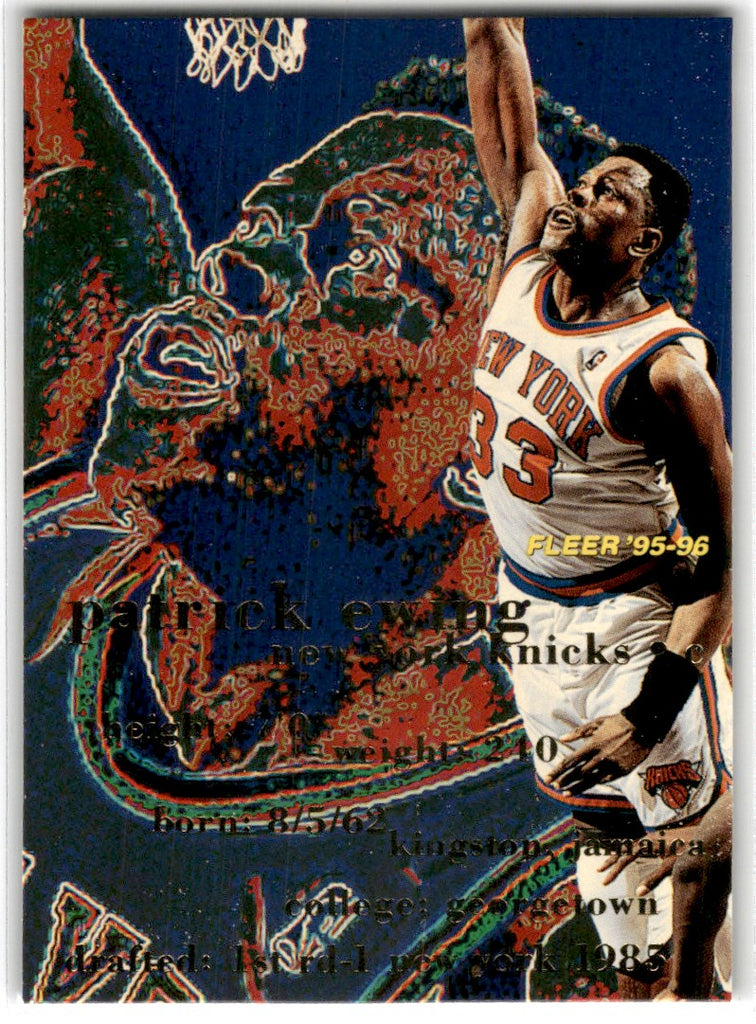 1995 Fleer Patrick Ewing Card120 Default Title