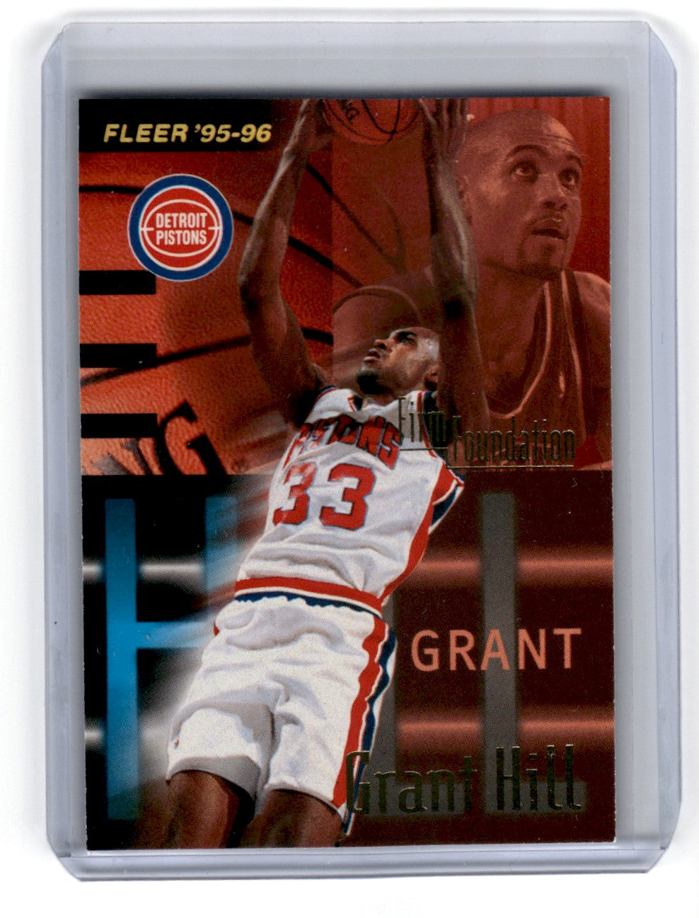 1995 Fleer Grant Hill Card 327