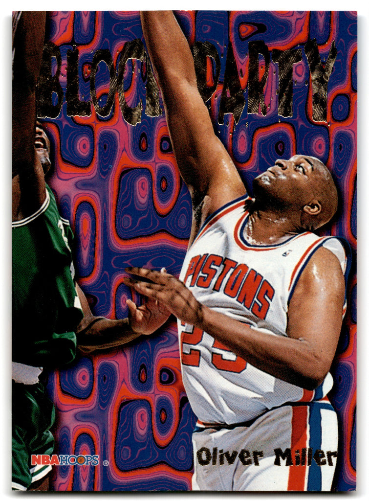 1995 Hoops Block Party Oliver Miller Detroit Pistons 1