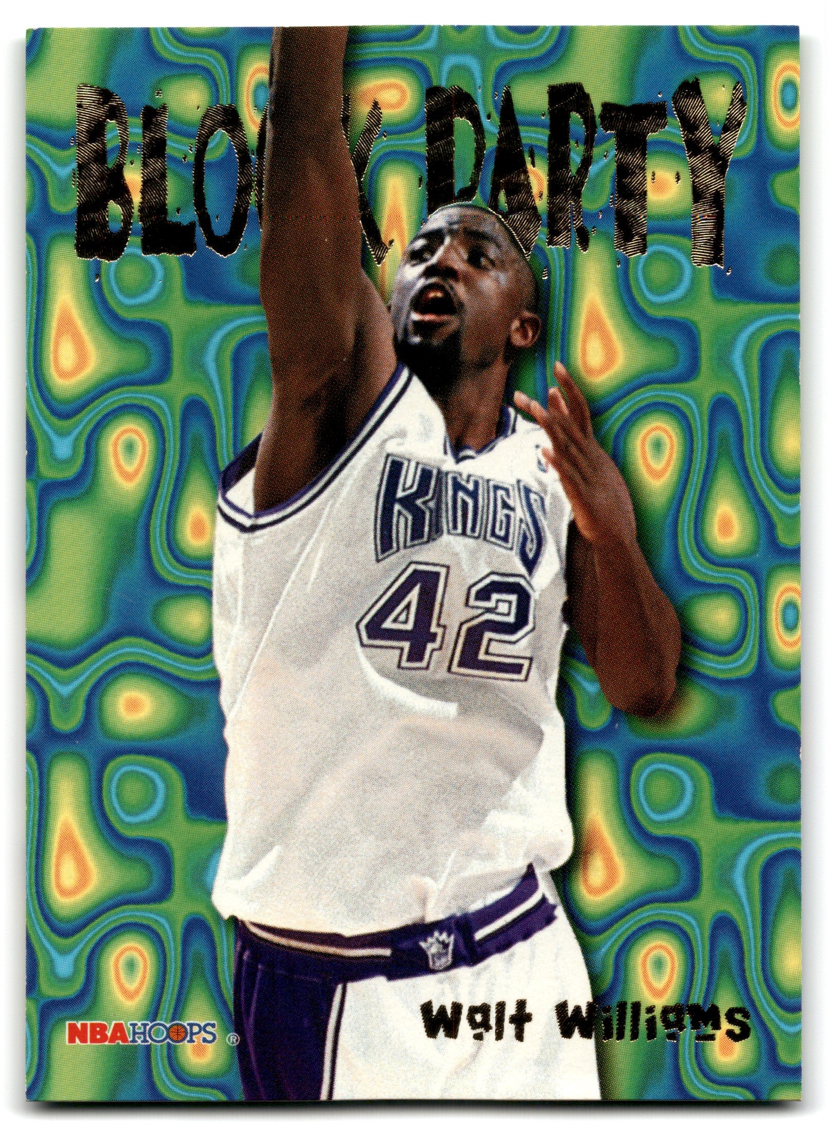 1995 Hoops Block Party Walt Williams Sacramento Kings 25