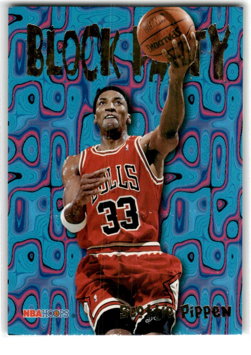 1995 Hoops Block Party Scottie Pippen Card 3 Default Title