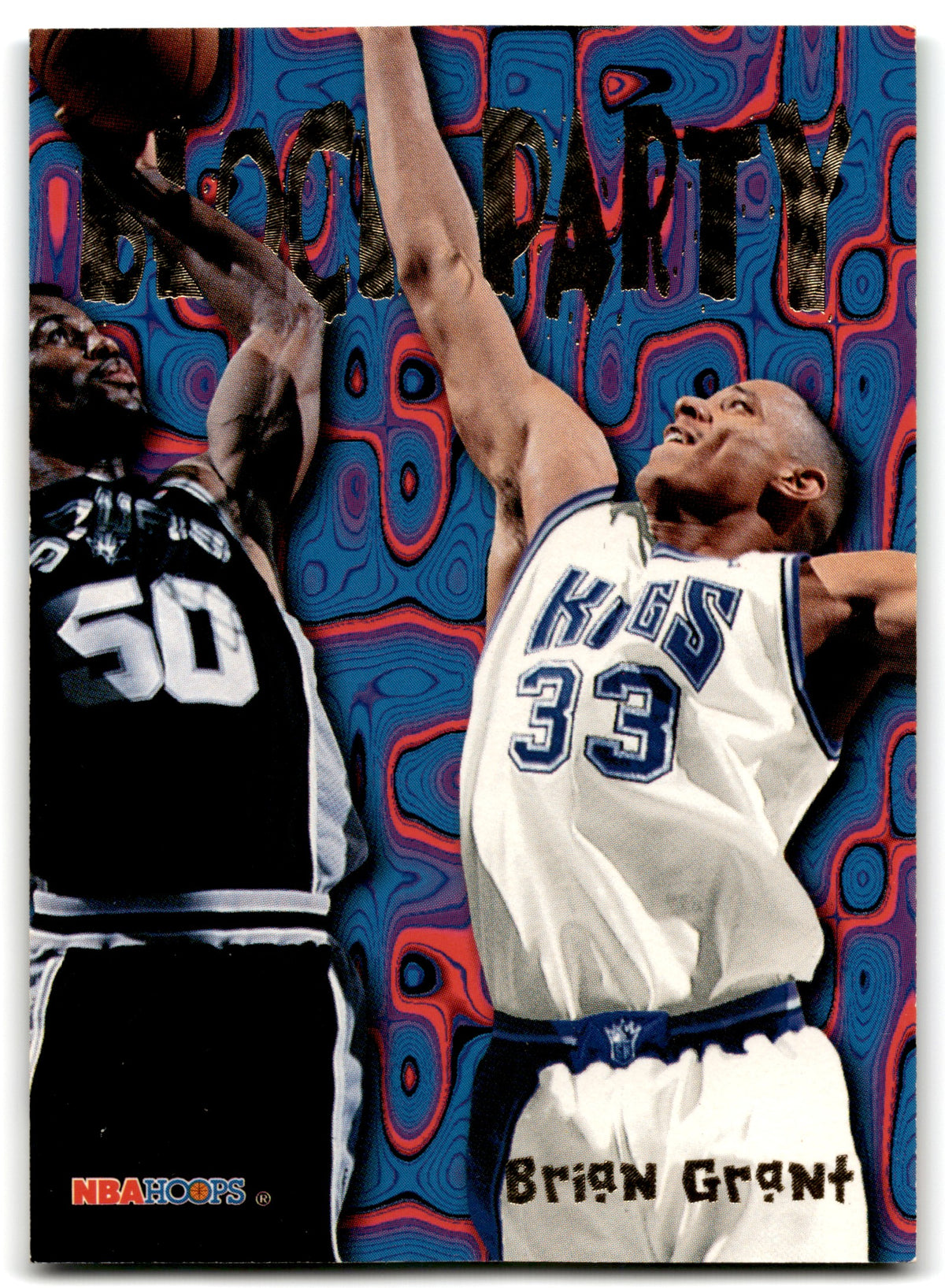 1995 Hoops Block Party Brian Grant Sacramento Kings 6
