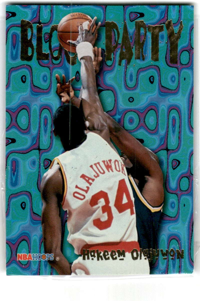 1995 Hoops Block Party Hakeem Olajuwon Card 8 Default Title