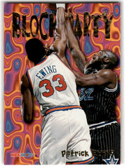 1995 Hoops Block Party Patrick Ewing Card 9 Default Title