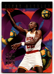 1995 Hoops Number Crunchers Clyde Drexler Houston Rockets Card 19