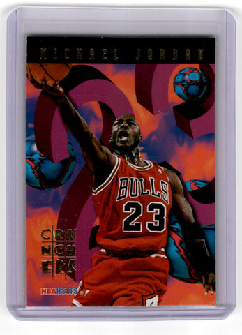 1995 NBA Hoops Crunchers Michael Jordan Card 1