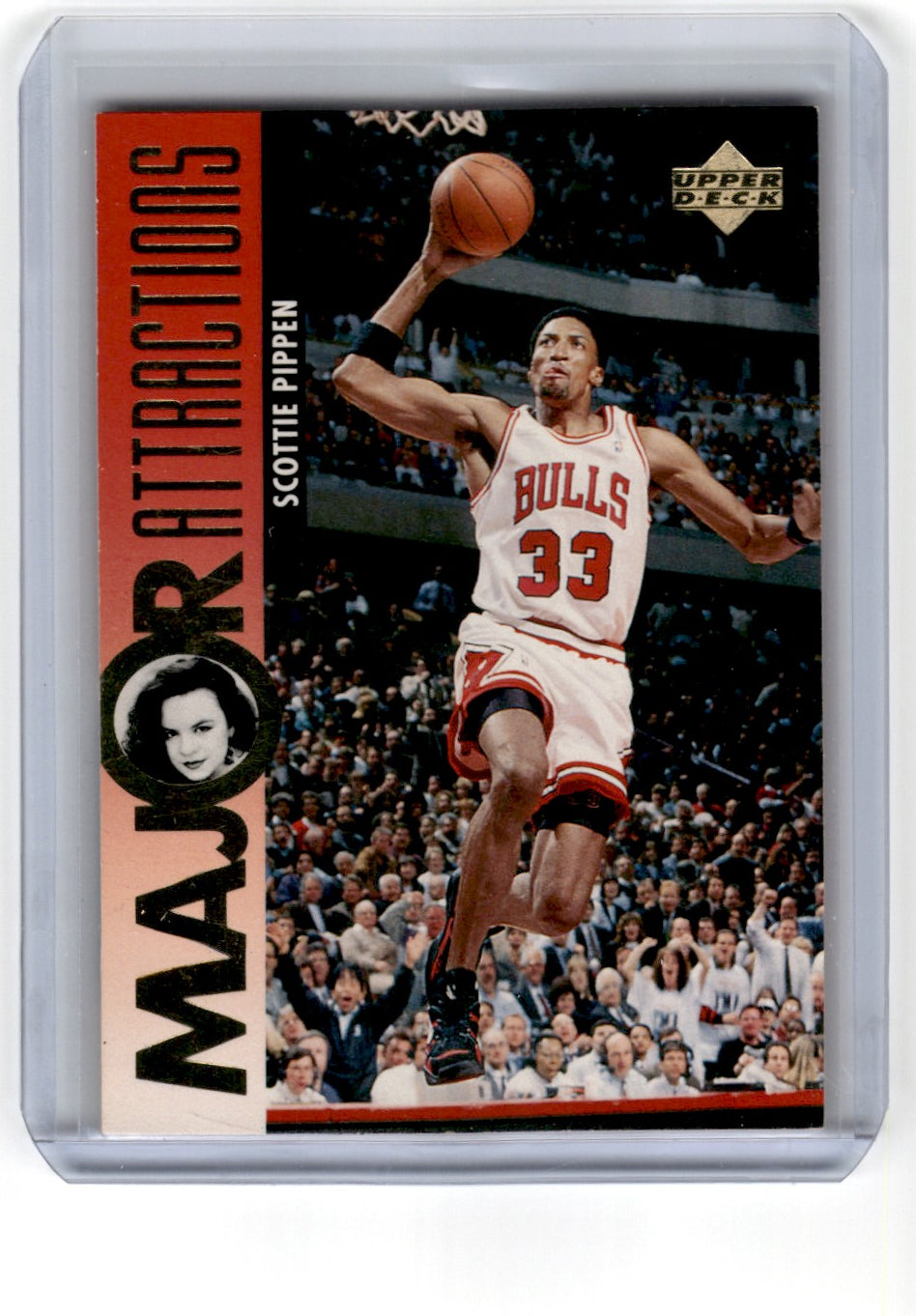 1995 Upper Deck Scottie Pippen/Jenna Von Oy Card 338