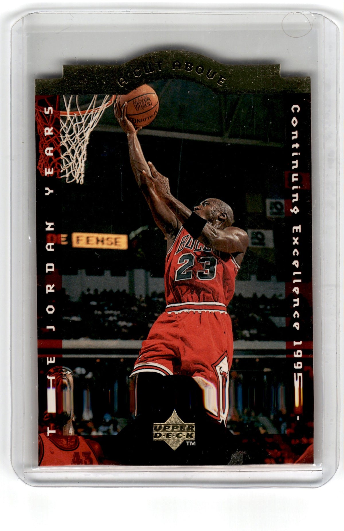 1996 Collector's Choice Jordan A Cut Above Michael Jordan Card CA10