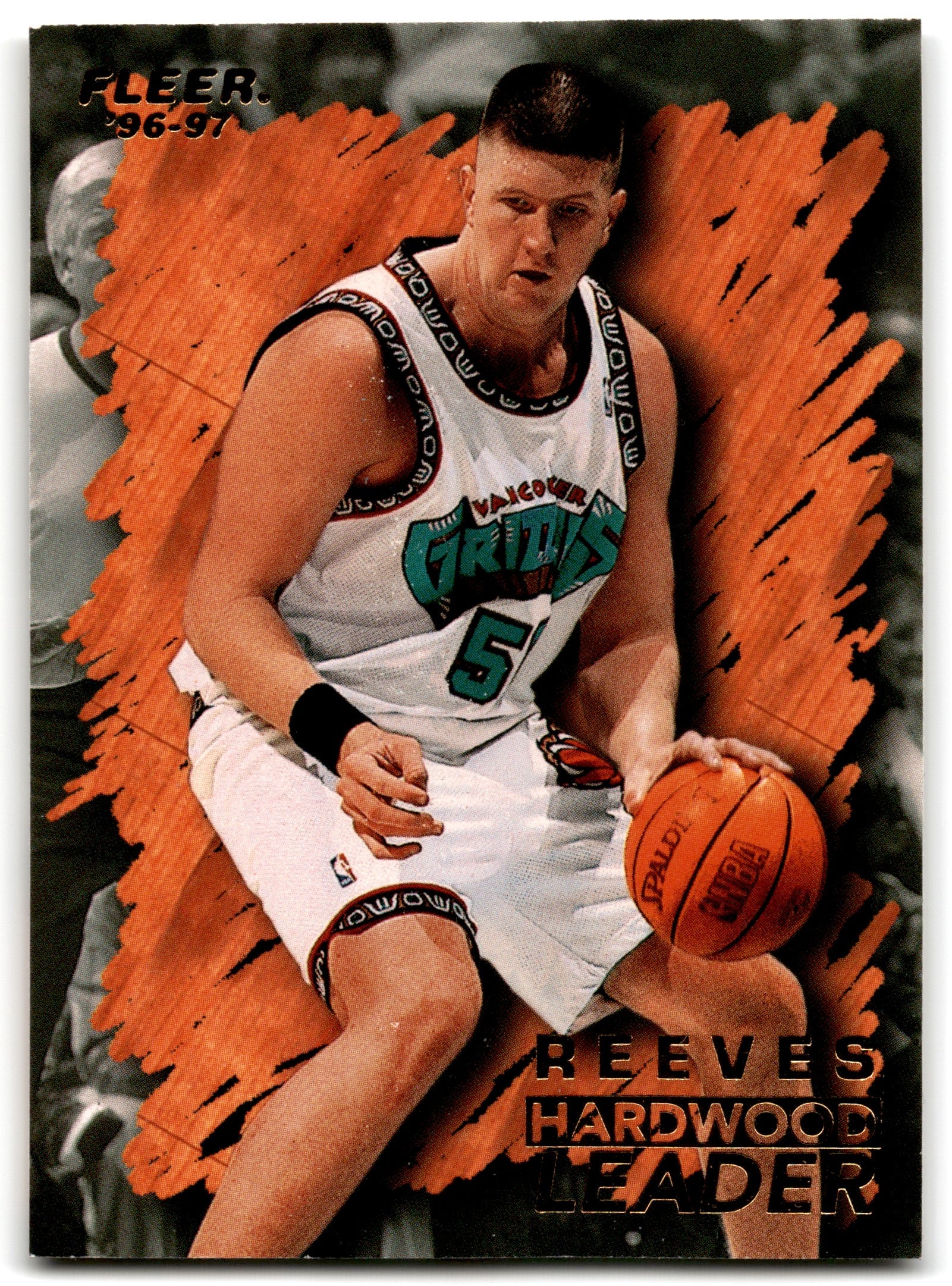 1996 Fleer Bryant Reeves Vancouver Grizzlies Card 147