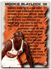 1996 Fleer Mookie Blaylock Atlanta Hawks 120