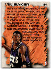 1996 Fleer Vin Baker Milwaukee Bucks 134