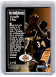 1996 Skybox Premium Shaquille O'Neal Card 15 of 20