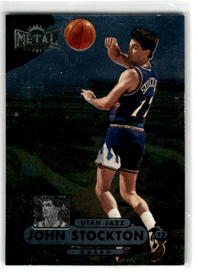 1997 Metal Universe Championship John Stockton Card 17 Default Title