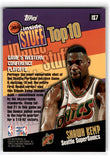 1997 Topps Inside Stuff Shawn Kemp Card IS7