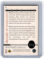 1994 Upper Deck decade of dominance card j8