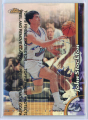 1998 Finest No Protector John Stockton Card 33