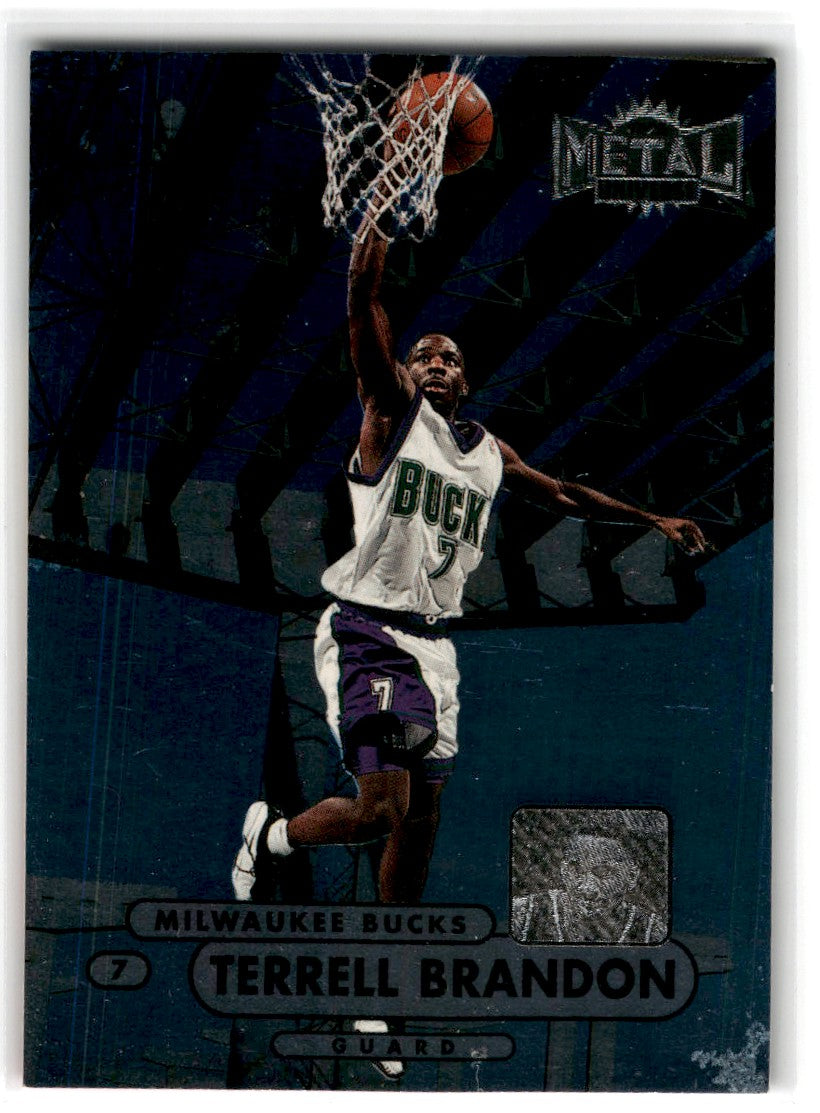 1998 Fleer Brilliants Terrell Brandon Card 28 Default Title