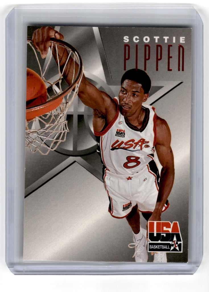 1998 Skybox Basketball Usa Scottie Pippen Card 8