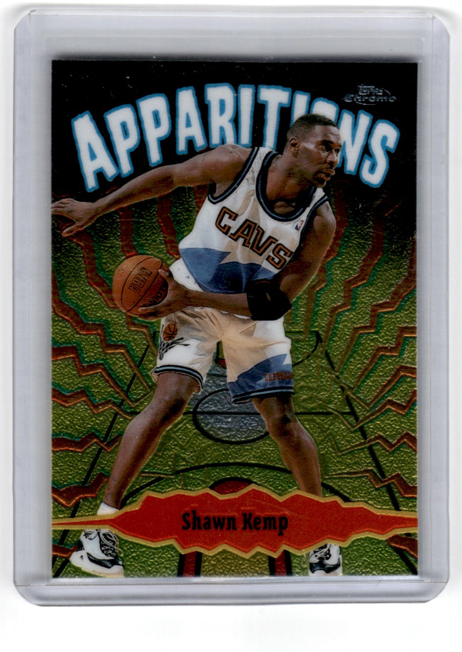 1998 Topps Chrome Apparitions Shawn Kemp Card A7