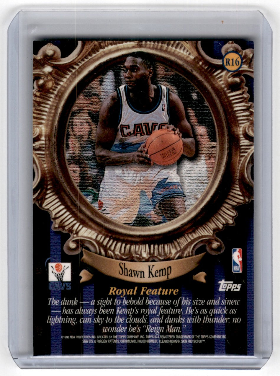 1998 Topps Roundball Royalty Shawn Kemp Card R16