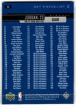 1999 Upper Deck Michael Jordan Master Collection Checklist Card 155