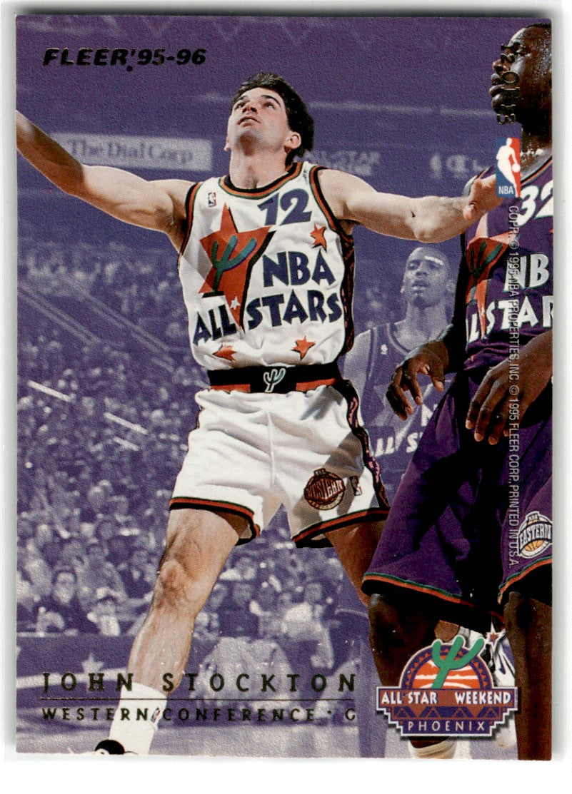 2001 Fleer Showcase John Stockton Card 4 Default Title