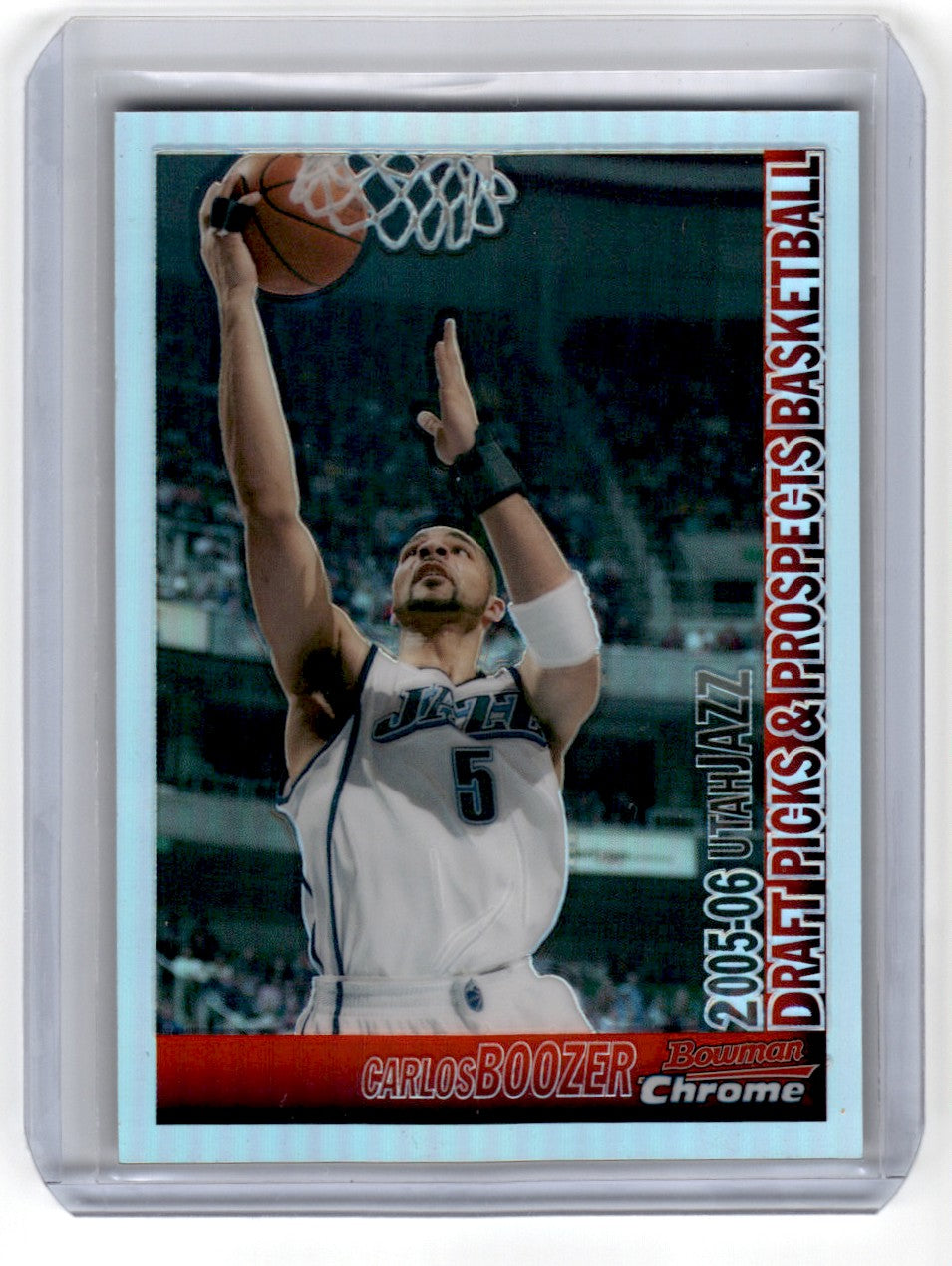 2005 Bowman Chrome Carlos Boozer Card 7