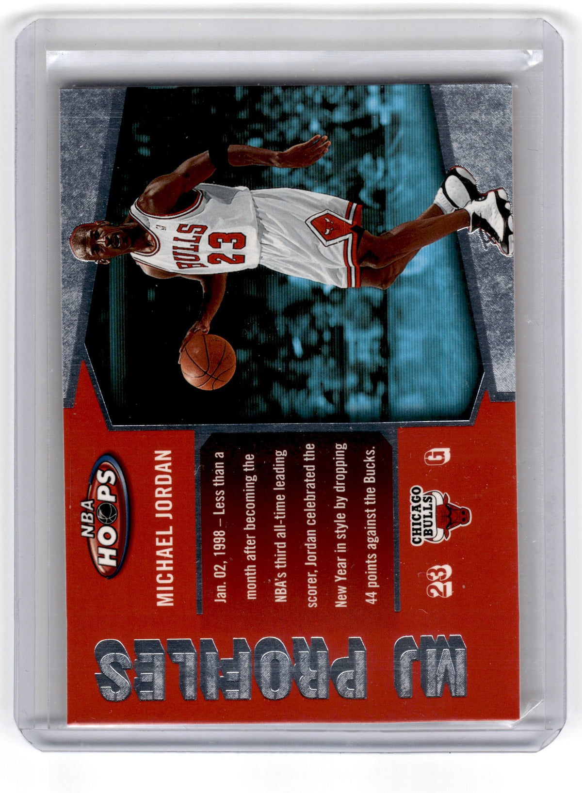 2005 NBA Hoops Michael Jordan Mj Profiles Card MJ-20