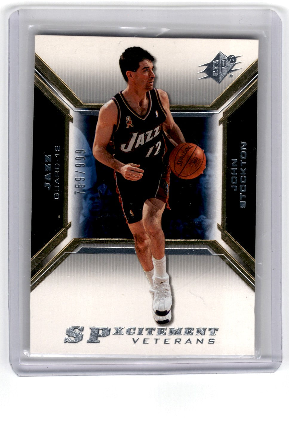 2005 SPx SPxcitement Veterans John Stockton Card XCV40 /999