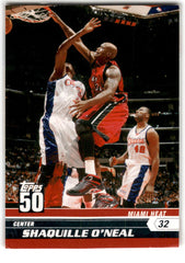 2007 Topps 50th Anniversary Shaquille O'Neal Card 14